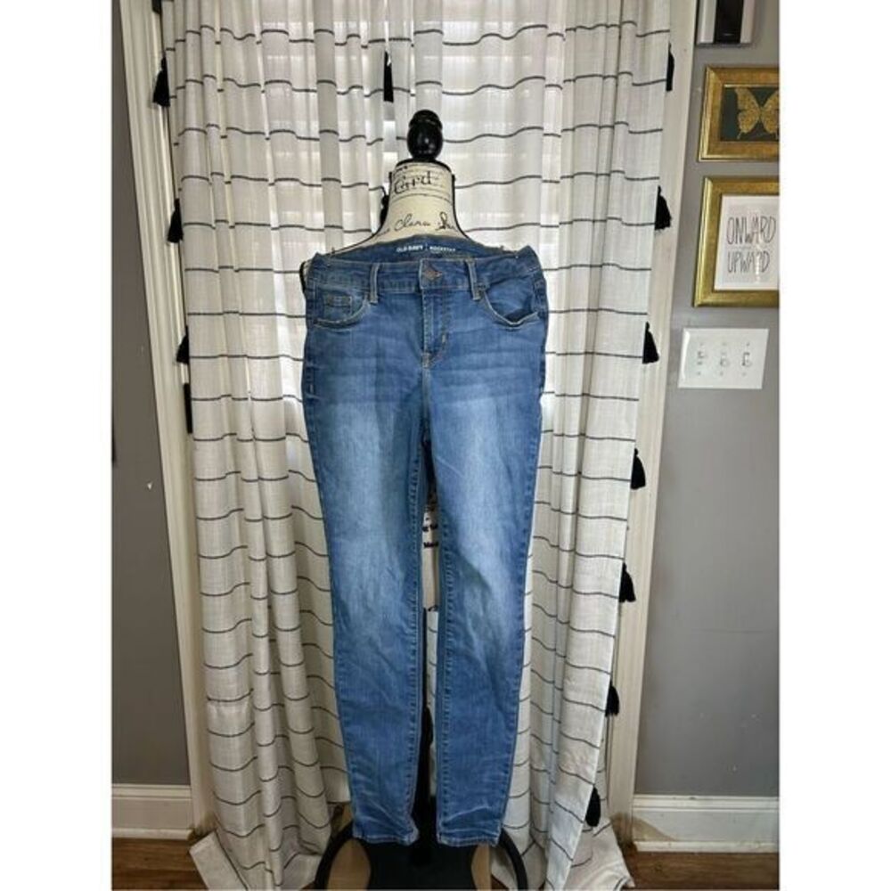 Old Navy Rockstar Mid Rise Jeans Size 4 Regular